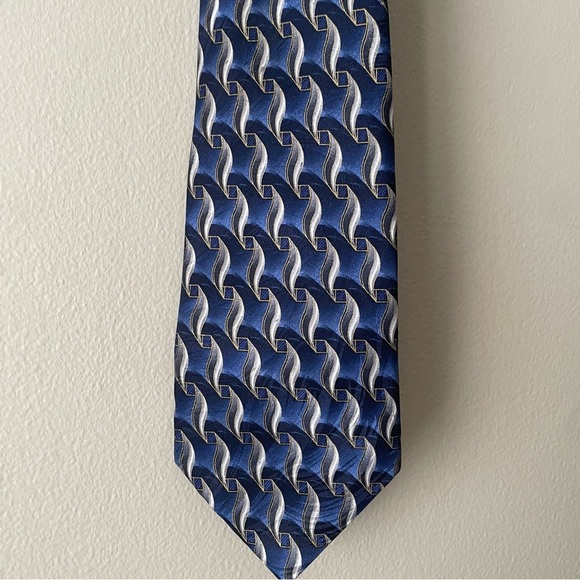 Umberto Bossi 100% Silk Tie Men’s Luxury - Picture 2 of 3